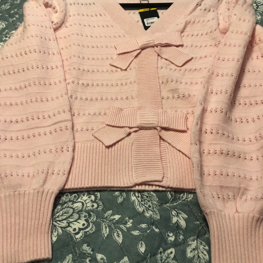 Women's Express Ballerina (Pink)  with Bow Accents - Picture 6 of 12